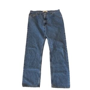 VTG Levis 505 Jeans Men's 40x34 (38x33)Blue Regular Fit Straight Leg Denim 12/03